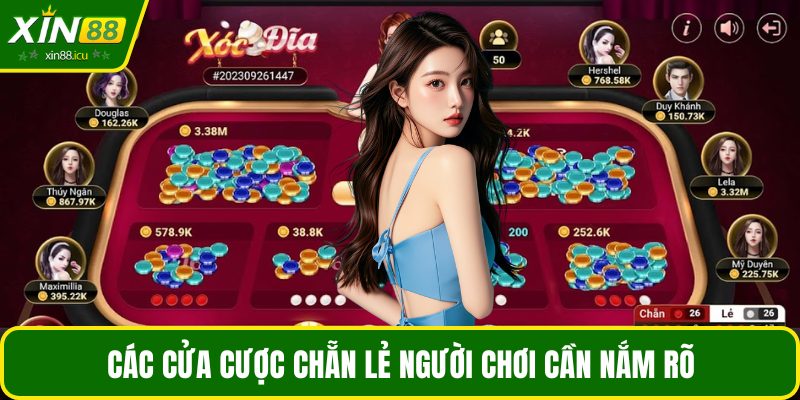 Các cửa cược chẵn lẻ người chơi cần nắm rõ
