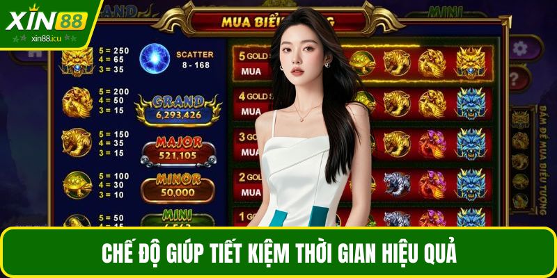 Chế độ giúp tiết kiệm thời gian hiệu quả