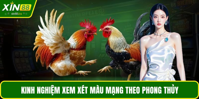 Kinh nghiệm xem xét màu mạng theo phong thủy